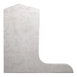 Kozza boční koncová krytka levá pro profil skleněného zábradlí L KE 105 – hliník elox matný