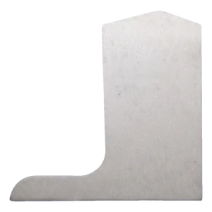 Kozza pravá boční záslepka pro profil skleněného zábradlí L KE 105 – surové hliník