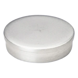 Kozza hliníková záslepka pro profily celoskleněných zábradlí KE 105 / KE 115 – matná anoda