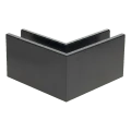 Kozza KE 100 – rohový profil U vnitřní 90° pro celoskleněná zábradlí, tmavošedý 000-855 (2)