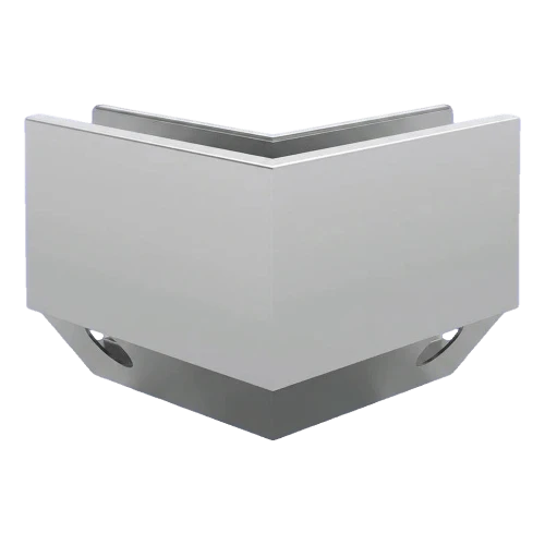 Kozza KE 120 – rohový U profil 90° pro celoskleněné zábradlí, vnější, boční kotvení 000-874 (1)