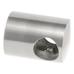 PSG průchozí držák pro tyče φ 10 mm – AISI 304 satén, montáž na plochu