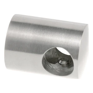 PSG průchozí držák pro sloup 14 mm k rovné ploše – nerezová ocel AISI 304 satén