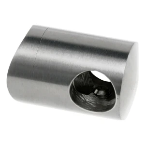 PSG průchozí držák pro tyč fi 12 mm – upevnění na trubku 42,4 mm, AISI 304 lesk