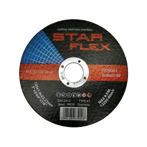 Star Flex – řezný kotouč na ocel a INOX 125×1,0 mm WA60T-BF typ 41