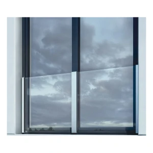 Kozza KB5100 – kompletní francouzský balkon hliníkový H1100 mm, sklo 10–11,52 mm, matná anoda