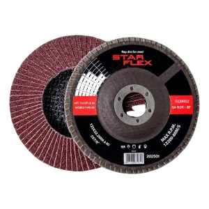 Star Flex lamelový kotouč zahnutý T29 125 mm pro ocel – zrnitost 60