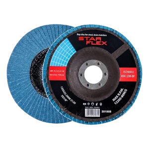 Star Flex – lamelový brusný kotouč ohnutý T29 125 mm zirkonový Z120 INOX