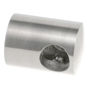 PSG koncová levá zábradlová objímka pro tyč fi 12 mm – nerezová ocel AISI 304 lesk