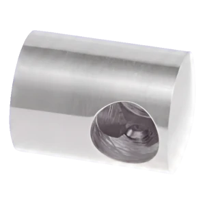 PSG úchyt koncový levý zábradlový pro tyč fi 12 mm – nerezová ocel AISI 304 satén