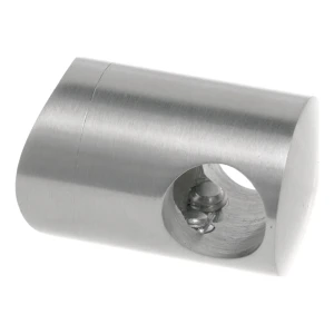 Průchozí zábradlová objímka fi 12 mm pro trubku 42,4 mm – nerezová ocel AISI 304 satén