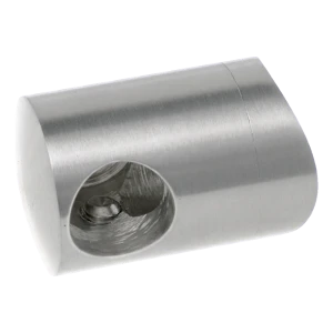 PSG pravý koncový držák zábradlový pro tyč fi 12 mm na trubku fi 42,4 mm – nerezová ocel AISI 304 satén