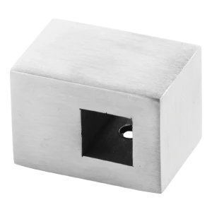 PSG průchozí balustrádrový držák pro tyč 10x10 mm – upevnění k rovině, AISI 304 satén