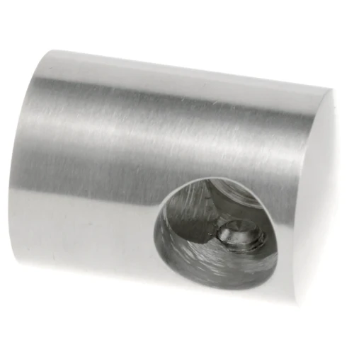 PSG levý koncový úchyt zábradlový pro tyč fi 16 mm – AISI 304 satén, montáž na plochu 000-983 (1)