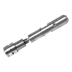 PSG koncová objímka pro lanko fi 6 mm – lankový systém zábradlí, trubka 42,4 mm, AISI 304 satén