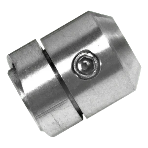 PSG průchozí držák pro lanko ø 6 mm – montáž na trubku 42,4 mm, AISI 304 satén