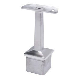 Postal – podpěra zábradlí balustrády Ø42,4 mm na sloupek 40x40x2 mm, nerezová ocel AISI 304 satén