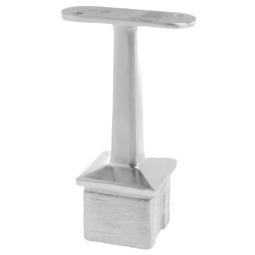 PSG podpora zábradlí ploché lepená na sloupek 40×40 mm – nerezová ocel AISI 304 satén 001-051 (1)