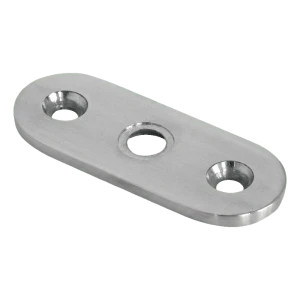 Montážní plíšek pro ploché zábradlí 64×24×4 mm – nerezová ocel AISI 304 satén