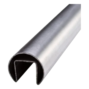 PSG Krytý poručík na sklo fi 42,4 mm satén – trubka AISI 304, délka 5000 mm