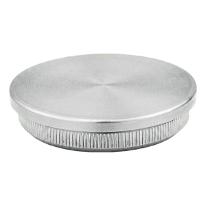 Plochá zarážka do trubky zábradlí 42,4 mm AISI 304 satén