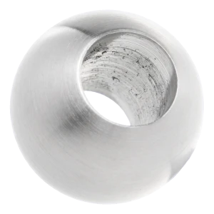 Průchodná koule pro zábradlí fi 25 mm / otvor 12 mm, nerezová ocel AISI 304 satén