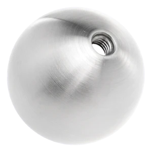 Šroubovací dutá koule ø60 mm se závitem M8 – nerezová ocel AISI 304 satén