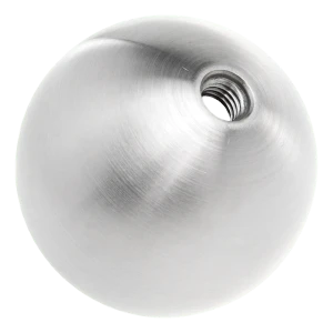 Kuličková zábradlová hlavice navrtkávací ø 80 mm nerezová ocel AISI 304 satén M10