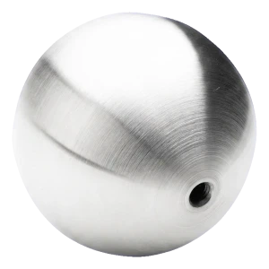 PINOX koule pro zábradlí zašroubovací dutá Ø100 mm M10 – nerezová ocel satén