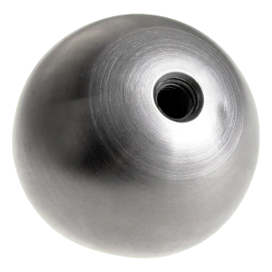 Balustradová koule se závitem plná fi 20 mm, závit M6, nerezová ocel satén