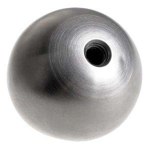 Zašroubovací plná koule pro zábradlí fi 30 mm závit M6 nerezová ocel saténová