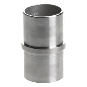 Přímá spojka zábradlové trubky 48,3 mm lepená – nerezová ocel AISI 304 satén