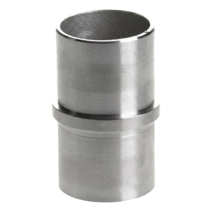 Přímá vlepovaná spojka pro zábradlovou trubku 42,4 mm – nerezová ocel AISI 304 satén