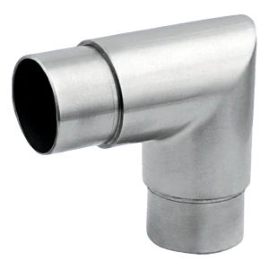 Koleno ostré zábradlové 90° lepené ⌀42,4 mm – nerezová ocel AISI 304 satén