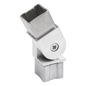 Kloubový zábradlový úhel 90°–180° pro profil 40x40x2 mm – ocel AISI 304 satén