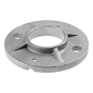 Přírubová montážní základna pro zábradlí ⌀42,4 mm – ocelová s otvory