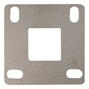 Základna sloupku zábradlí k přivaření 100x100 mm – systém 40x40, nerezová ocel AISI 304