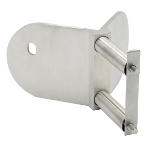 PINOX rohové vnější uchycení sloupku zábradlí 42,4 mm – AISI 304 satén