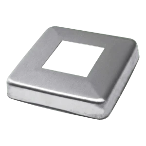 Krycí rozeta pro profil 40x40 mm – nerezová ocel AISI 304 satén