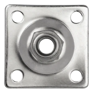 PSG štítek pro nastavitelný závěs M16 80×80 mm – nerezová ocel AISI 304