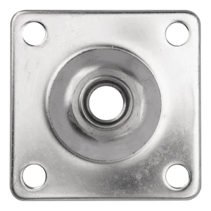 PSG štítek pod závěs nastavitelný M20 – nerezová ocel AISI 304, 100×100 mm