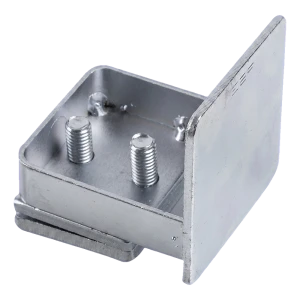 PSG zakončení profilu kolejnice samonésných posuvných bran 60×60 mm – pozinkované